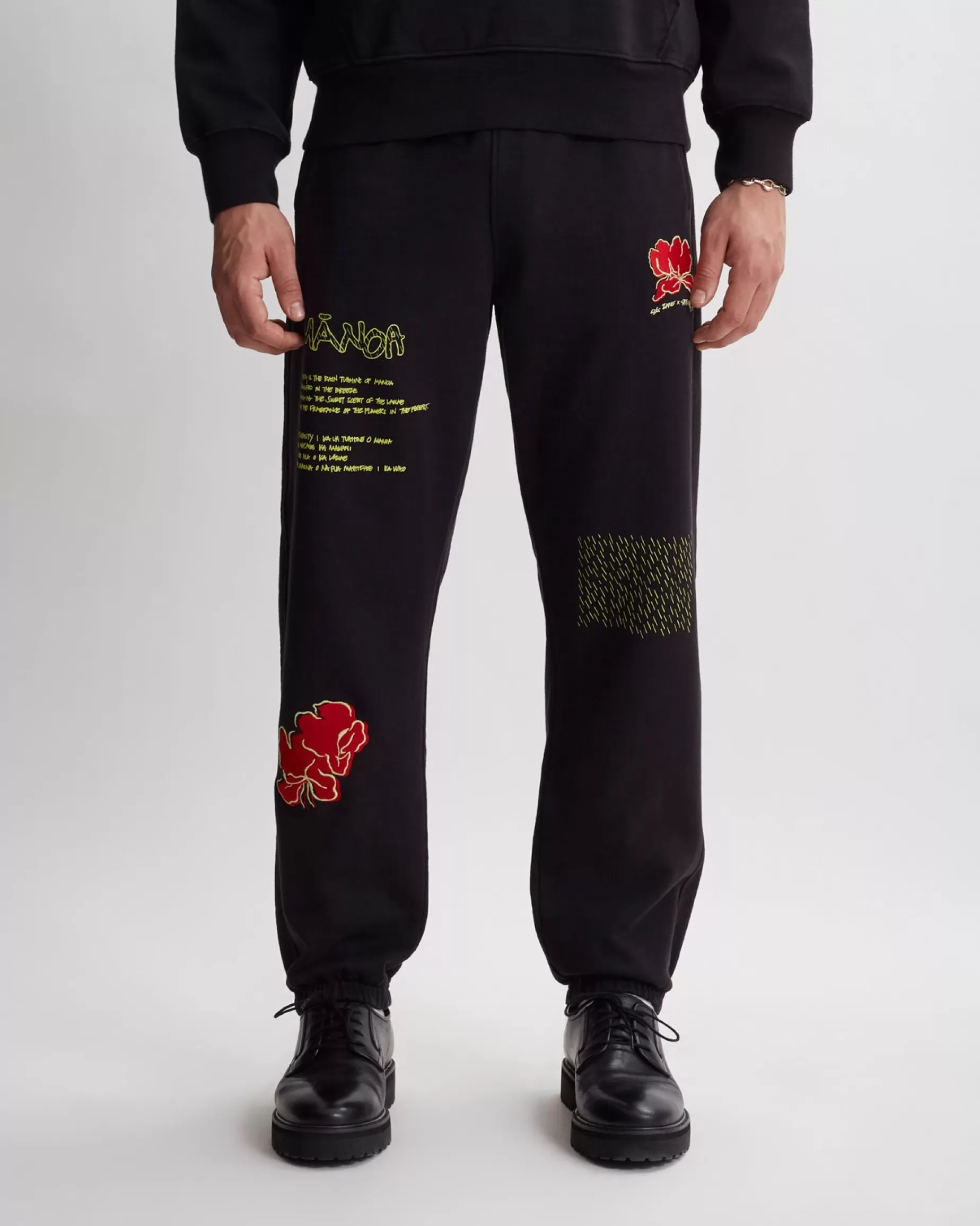 Men Saturdays NYC Abrams Sz Graphic Sweatpant