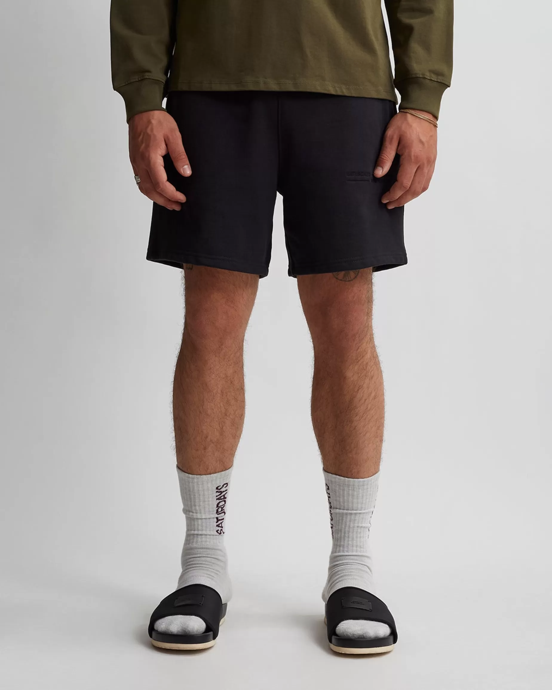 Men Saturdays NYC Austin Fundamental Sweatshort