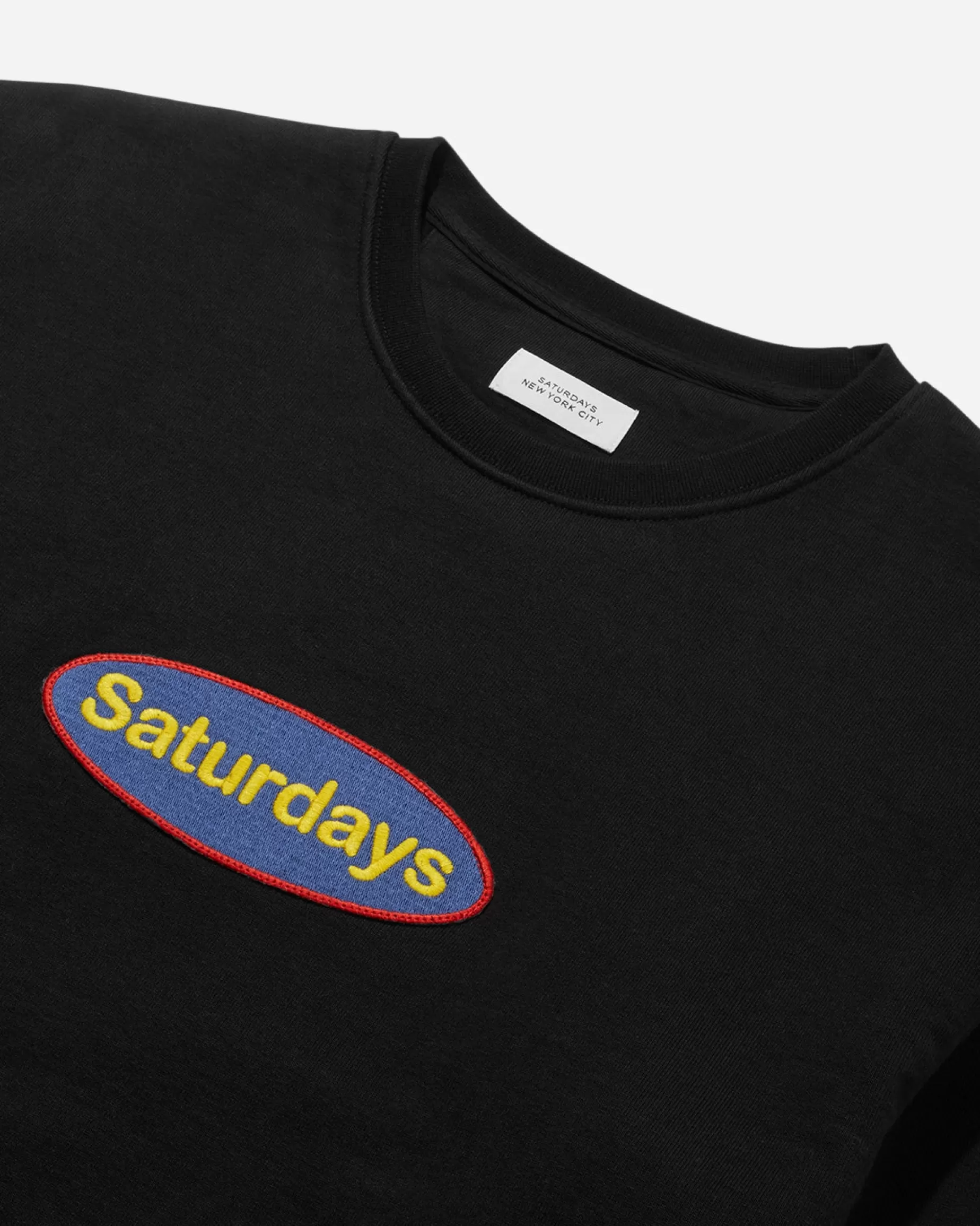 Men Saturdays NYC Bowery Patch Logo Crew