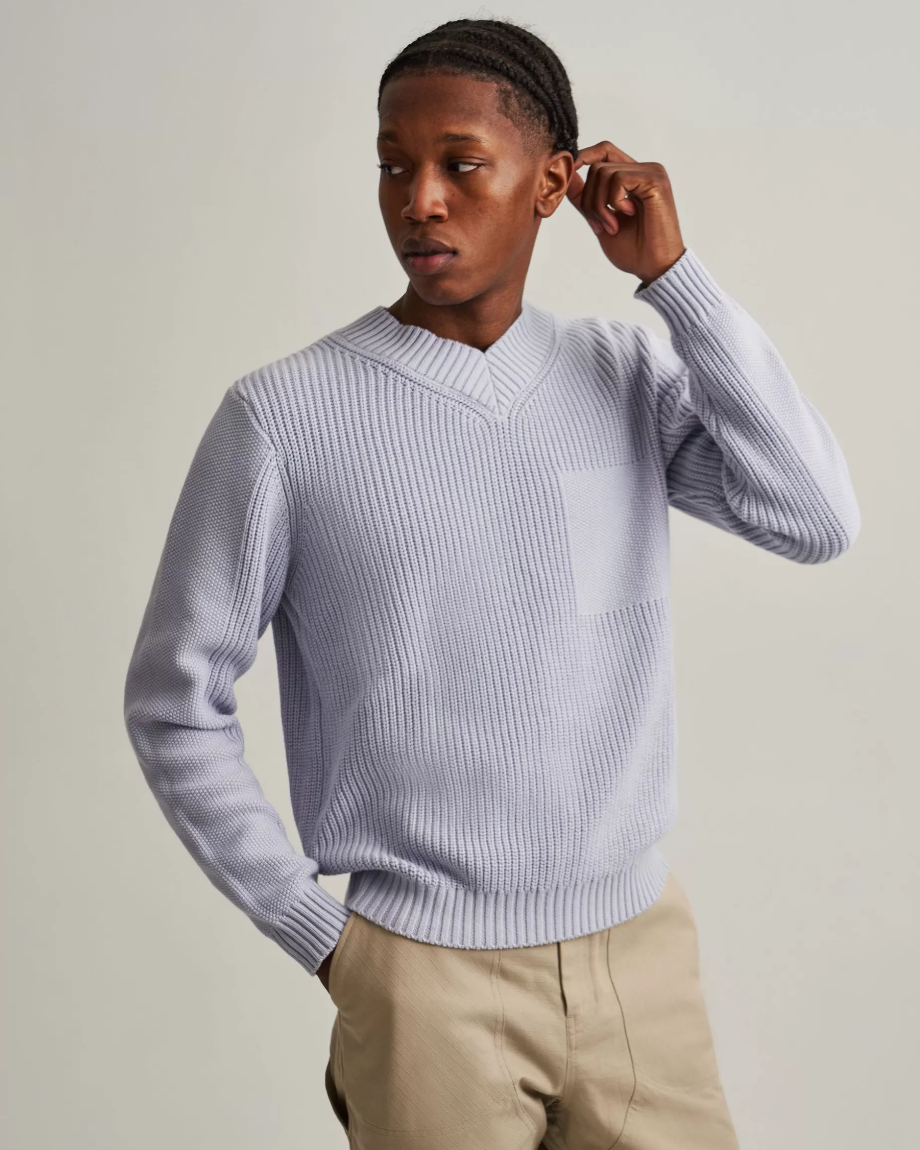 Men Saturdays NYC Charles Multi Knit Sweater