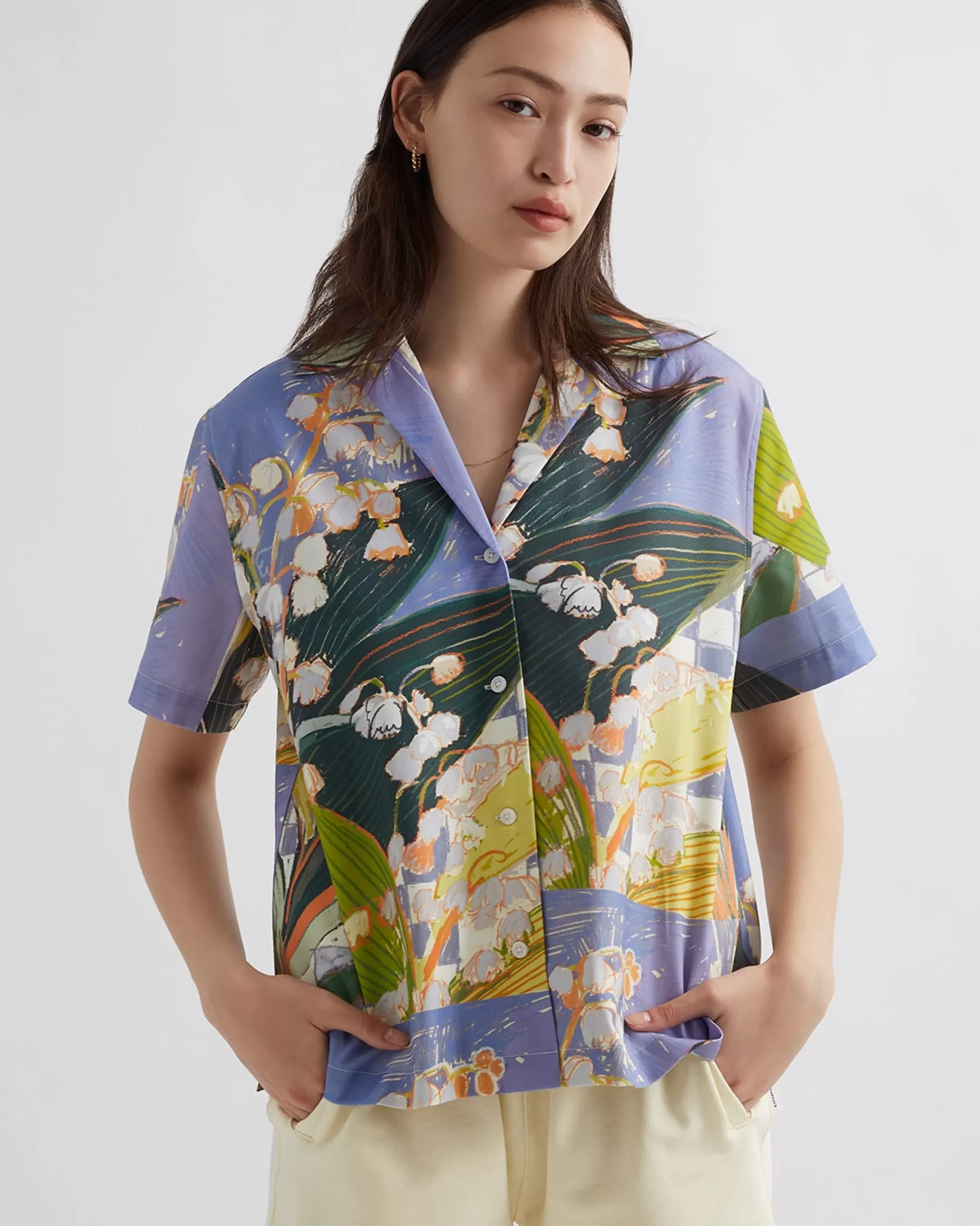 Women Saturdays NYC Dani Garden Shirt