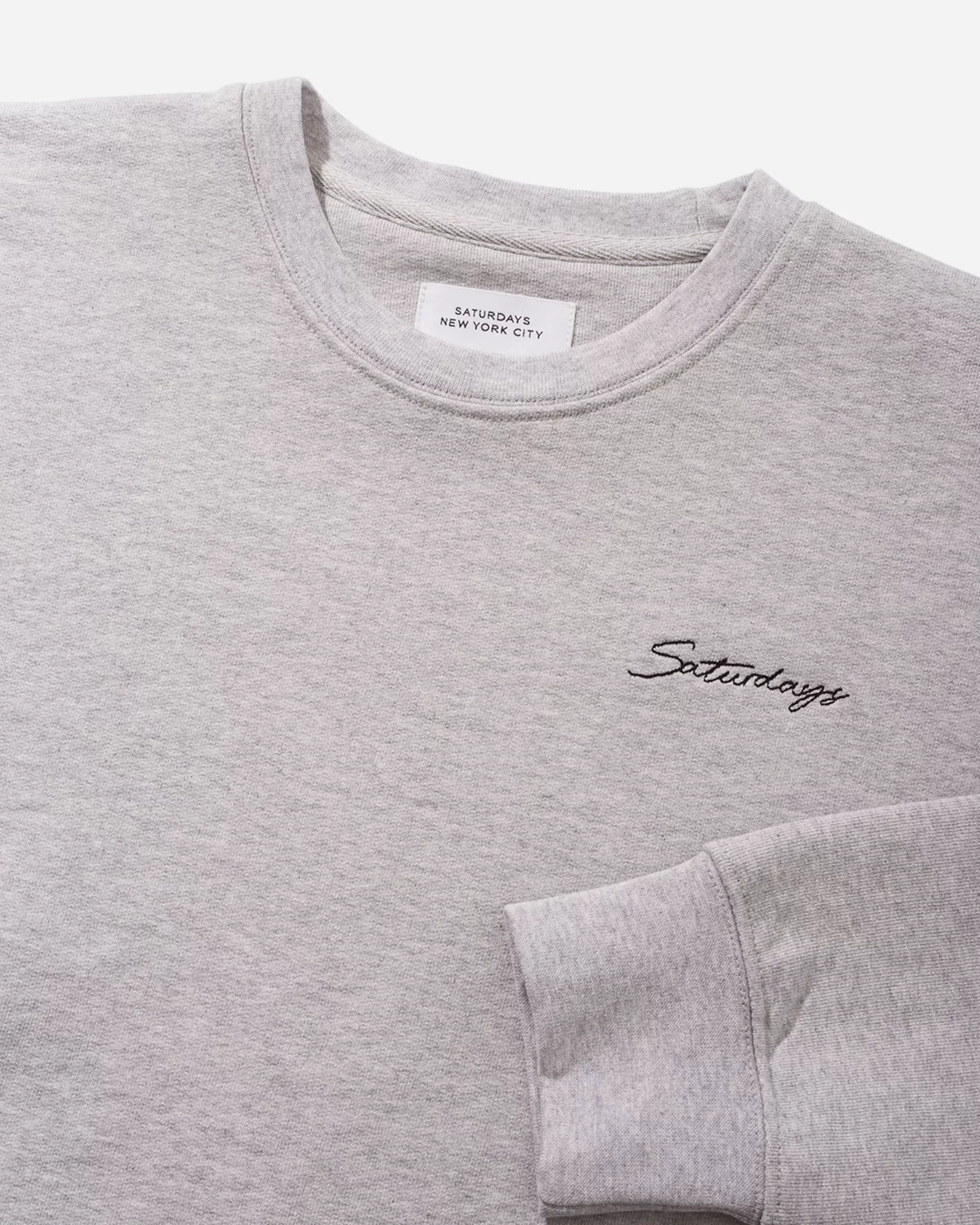 Women Saturdays NYC Essex Script Embroidered Crew