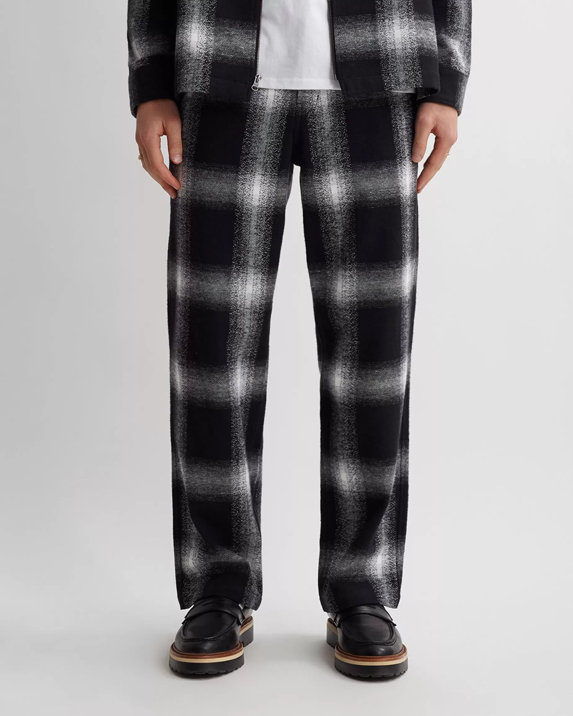 Men Saturdays NYC George Plaid Trouser