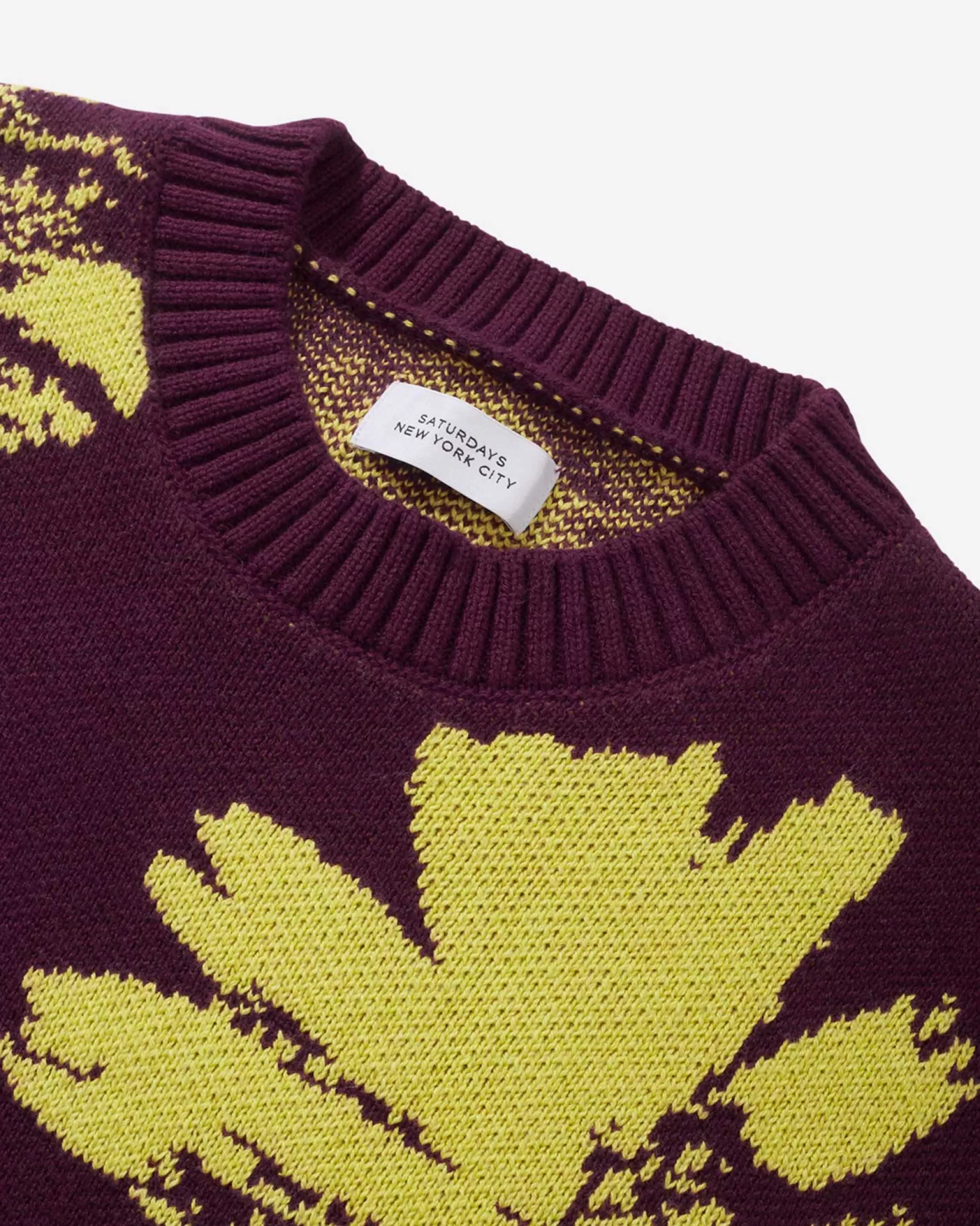 Men Saturdays NYC Greg Solar Flower Sweater