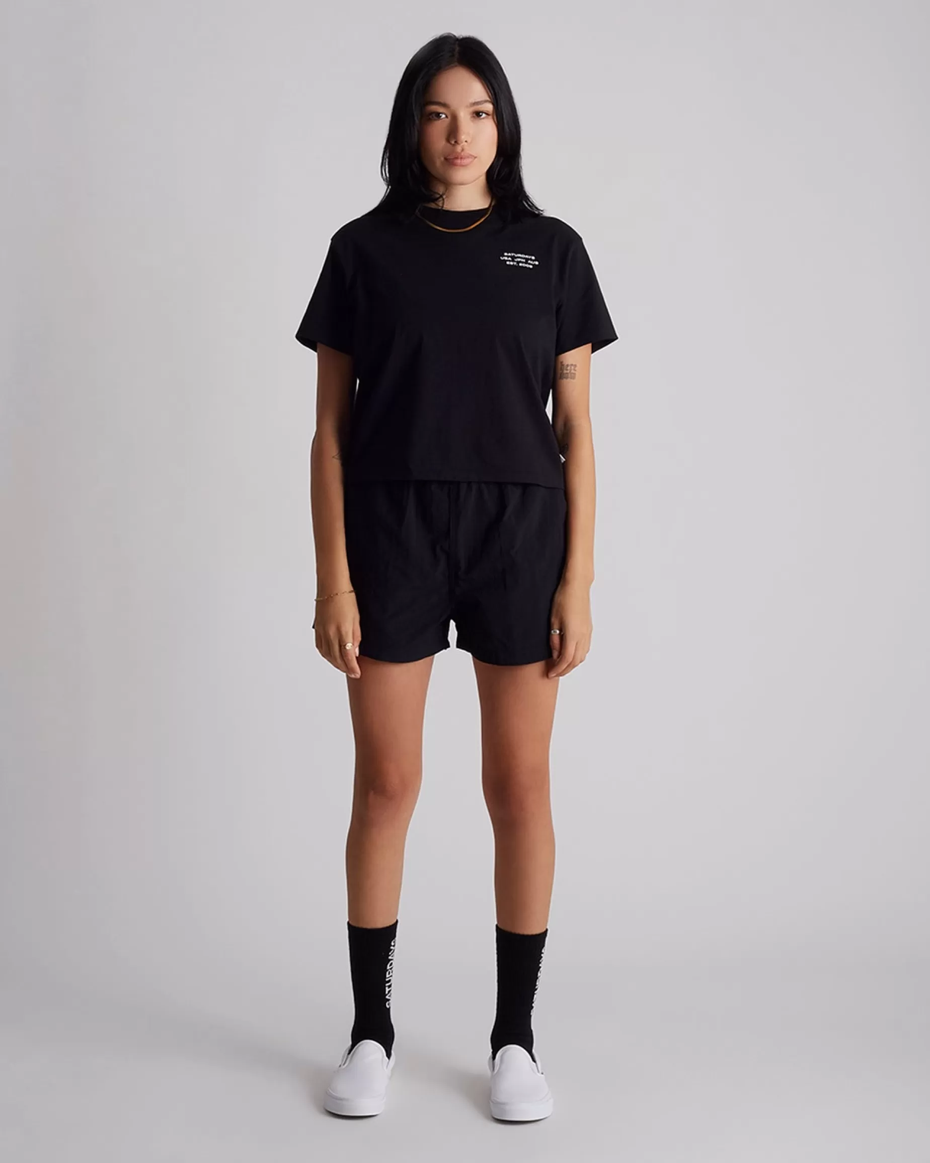 Women Saturdays NYC International Standard Short Sleeve Tee