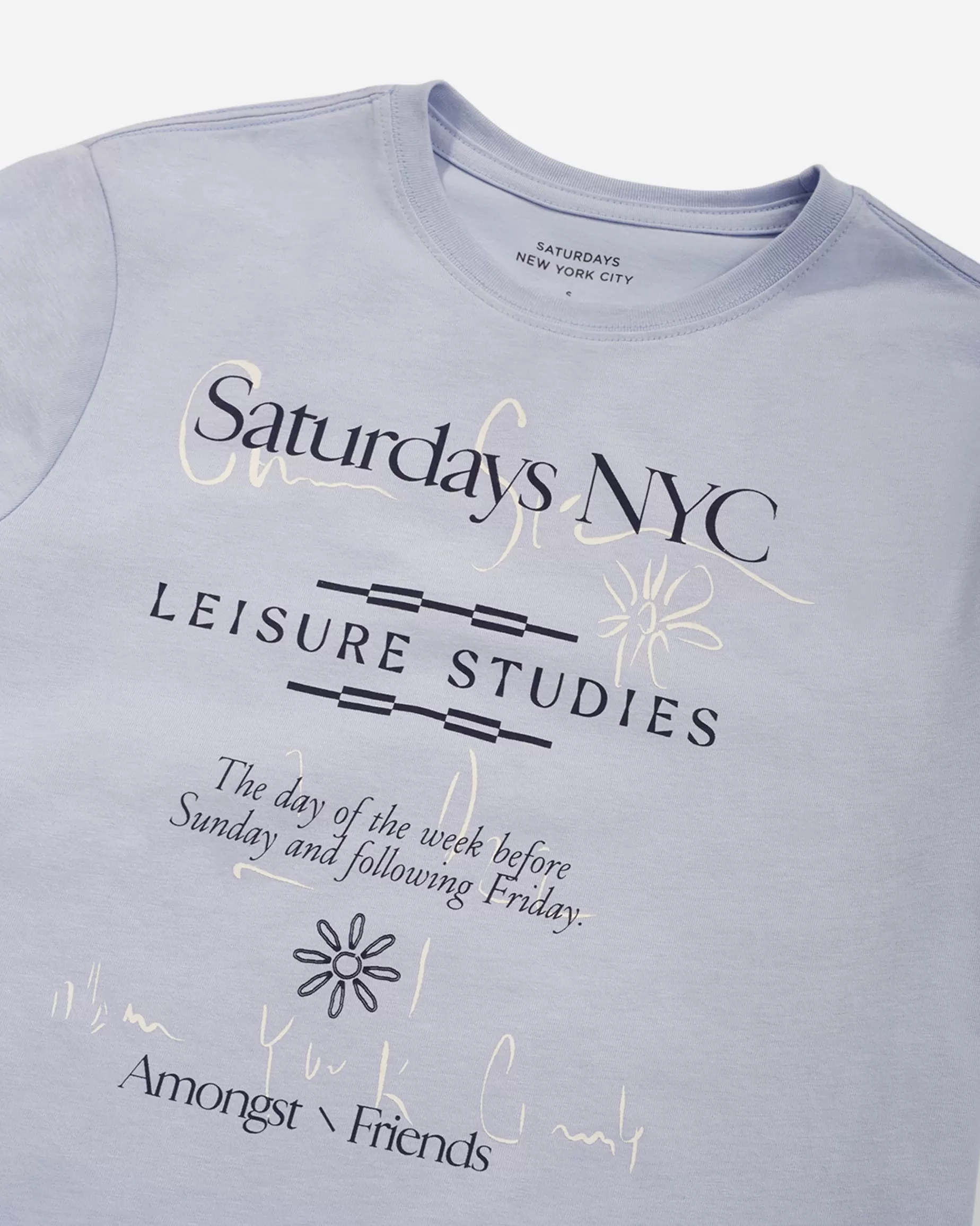 Women Saturdays NYC Leisure Studies Standard Short Sleeve Tee