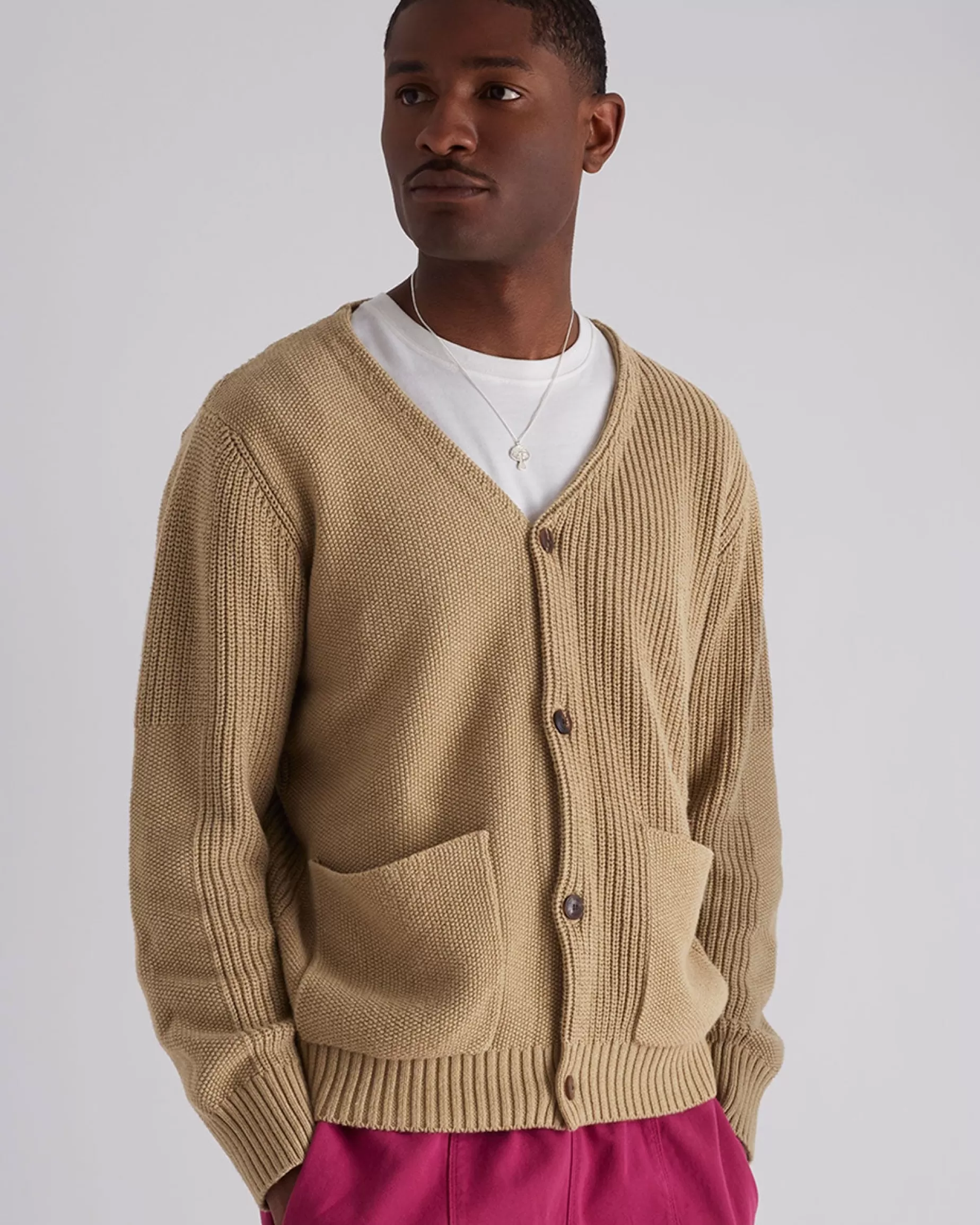 Men Saturdays NYC Michael Multi Knit Cardigan