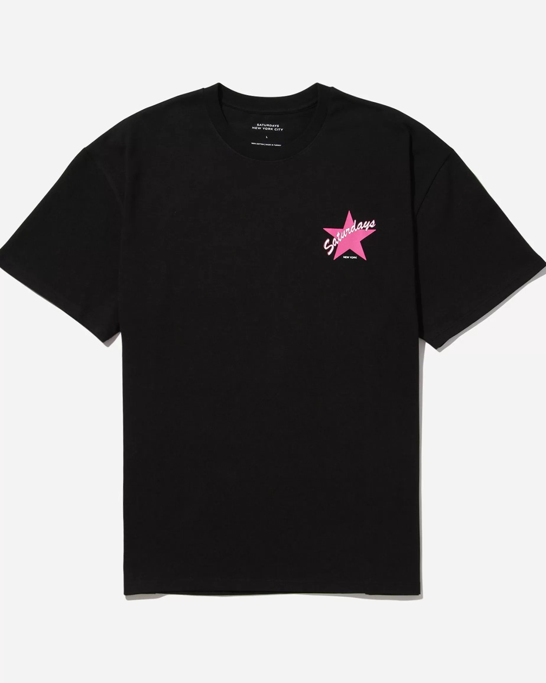 Men Saturdays NYC Saturdays Star Relaxed Short Sleeve Tee