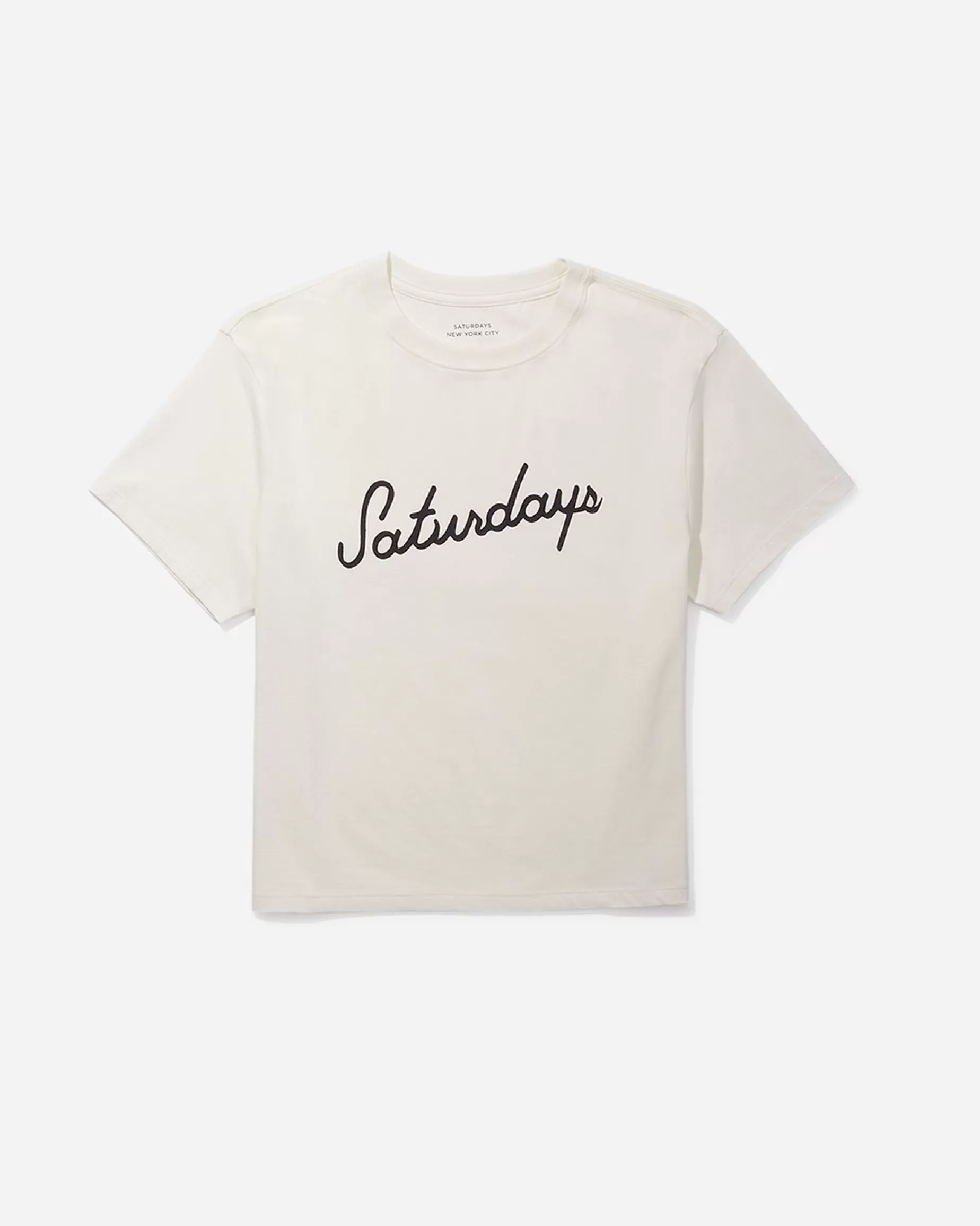 Women Saturdays NYC Script Standard Short Sleeve Tee