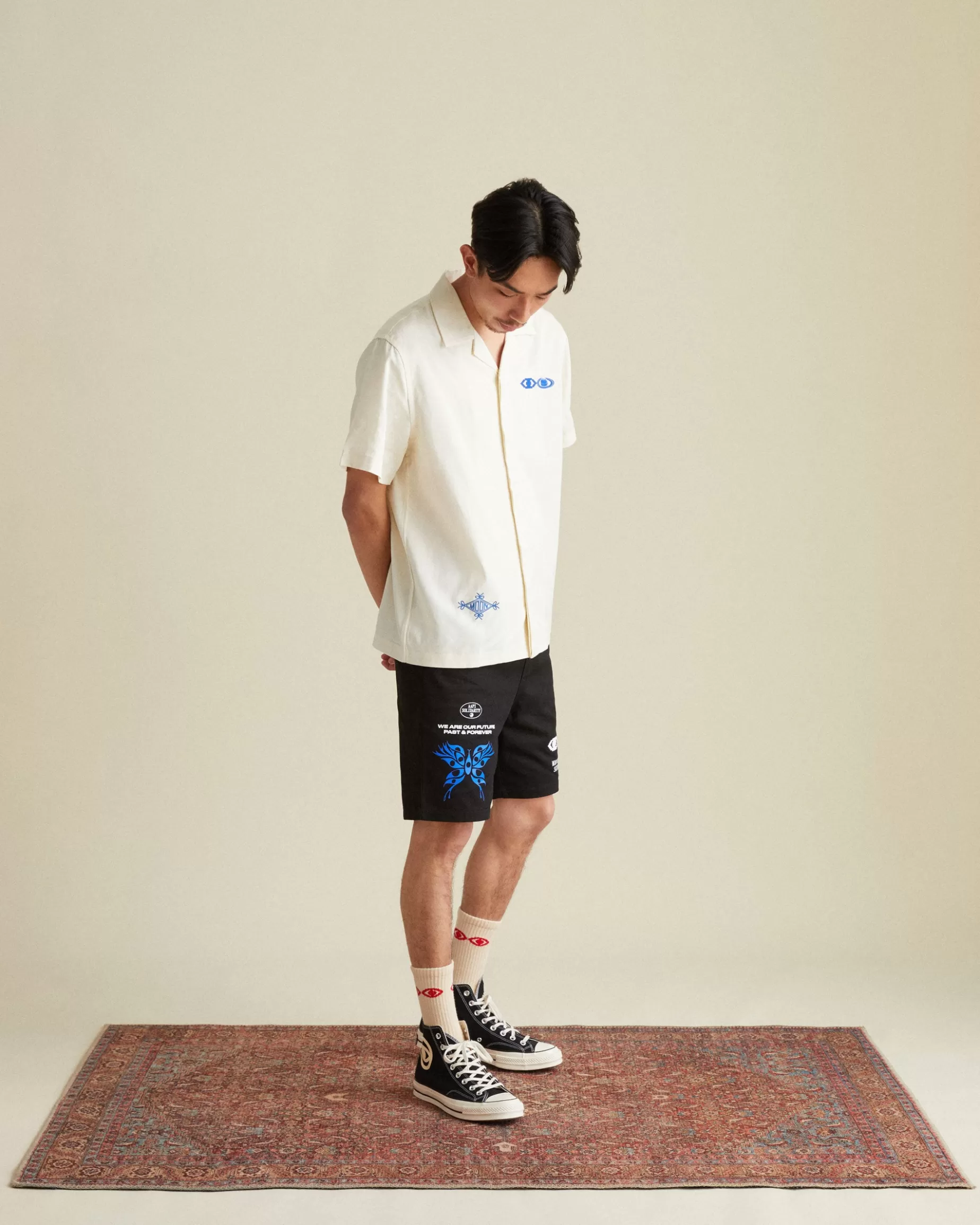 Men Saturdays NYC Snyc X Moon Collective Butterfly Shorts