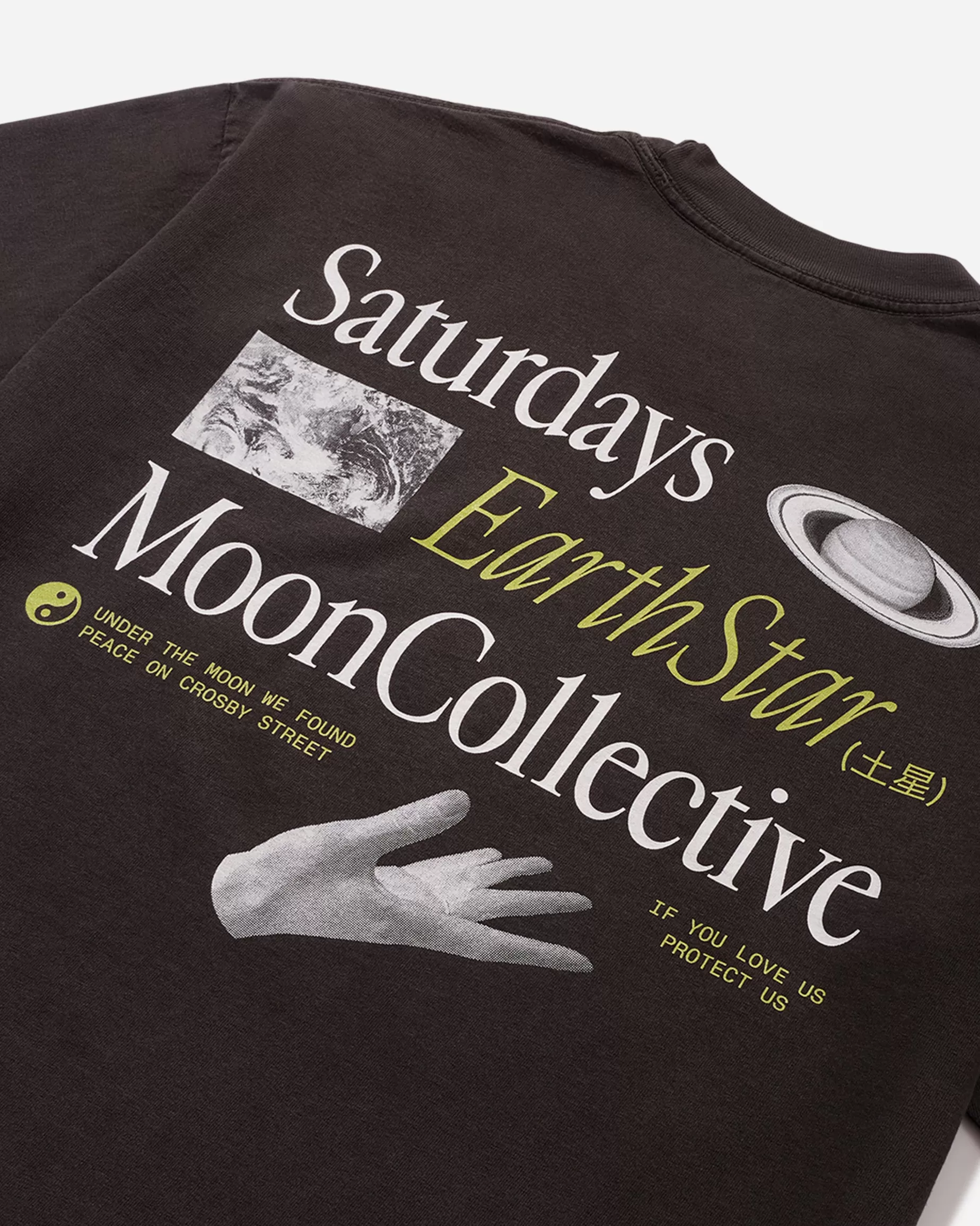 Men Saturdays NYC Snyc X Moon Collective Earthstar Short Sleeve Tee